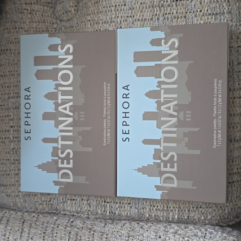 SEPHORA 2 PACK BUNDLE OF DESTINATION EYESHADOW PALETTE "CONCRETE JUNGLE"
